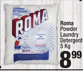 Super King Markets Roma powder laundry detergent offer