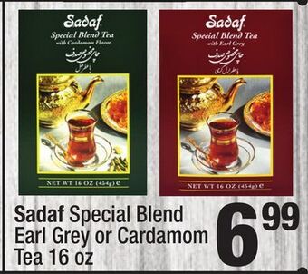 Super King Markets Sadaf special blend earl grey or cardamom tea offer