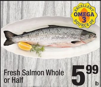 Super King Markets Fresh salmon whole or half offer