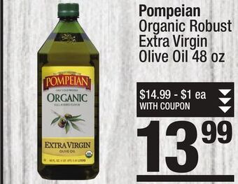 Super King Markets Pompeian organic robust extra virgin olive oil offer