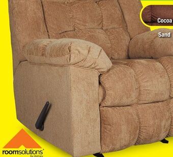 Menards Room solutions by ashley starkly cocoa recliner offer