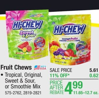Menards Hi-chew original mix fruit chews - 12.7 oz offer