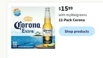 Walgreens 12-pack corona offer