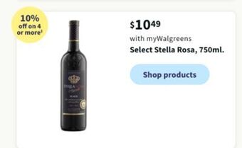 Walgreens Select stella rosa, 750ml offer