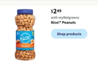 Walgreens Nice! peanuts offer