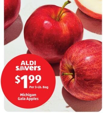 Aldi Michigan gala apples offer