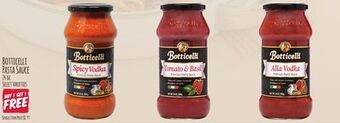 Jewel-Osco Botticelli pasta sauce offer