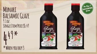 Jewel-Osco Monari balsamic glaze offer