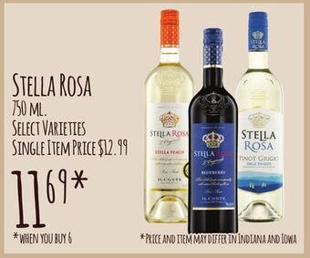 Jewel-Osco Stella rosa offer