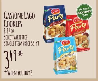 Jewel-Osco Gastone lago cookies offer