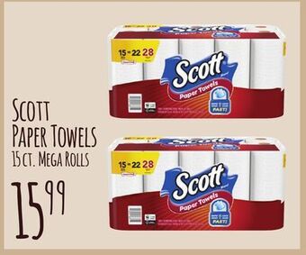 Jewel-Osco Scott paper towels offer
