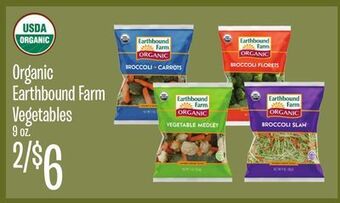 Jewel-Osco Organic earthbound farm vegetables offer