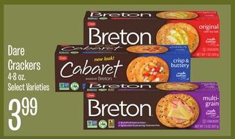 Jewel-Osco Dare crackers offer