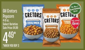 Jewel-Osco Gh cretors popcorn offer