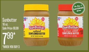 Jewel-Osco Sunbutter offer