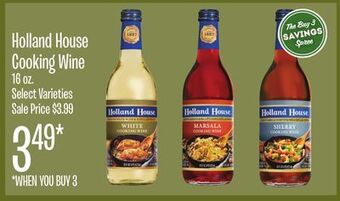 Jewel-Osco Holland house cooking wine offer