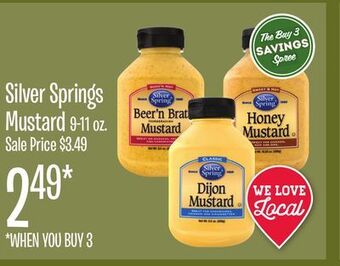 Jewel-Osco Silver springs mustard offer