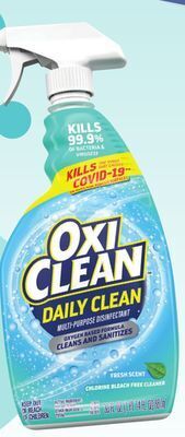 Menards Oxiclean daily clean multi-purpose disinfectant - 30 oz offer