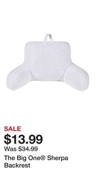 Kohl's The big one sherpa backrest offer