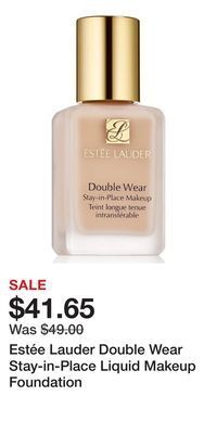 Nordstrom Estée lauder double wear stay-in-place liquid makeup foundation offer
