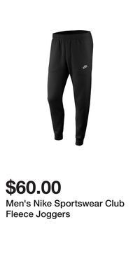 Kohl's Men's nike sportswear club fleece joggers offer
