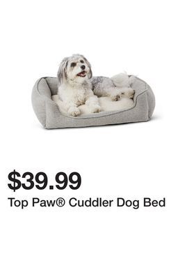 Petsmart Top paw cuddler dog bed offer