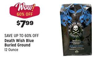 Grocery Outlet Blue buried ground offer
