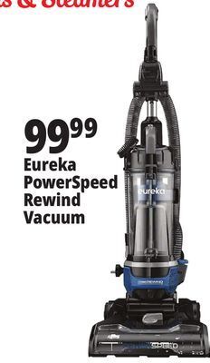 Ocean State Job Lot Eureka powerspeed rewind vacuum offer