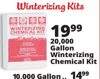 Ocean State Job Lot Winterizing kits offer