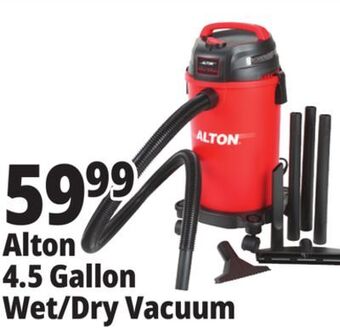 Ocean State Job Lot Alton 4.5 gallon wet/dry vacuum offer