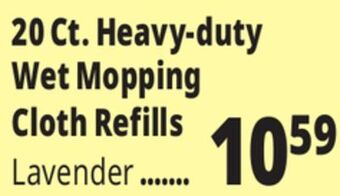 Ocean State Job Lot 20 ct. heavy-duty wet mopping cloth refills offer