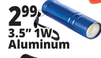 Ocean State Job Lot 80 lumen aluminum cob flashlight offer