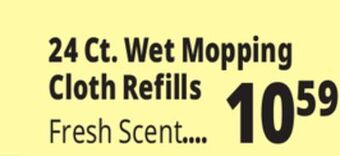 Ocean State Job Lot 24 ct. wet mopping cloth refills offer