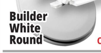 Ocean State Job Lot Builder white round toilet seat offer