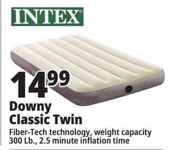 Ocean State Job Lot Intex twin dura-beam single-high air mattress offer
