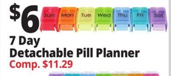 Ocean State Job Lot 7 day detachable pill planner offer