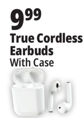 Ocean State Job Lot True cordless earbuds offer