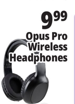Ocean State Job Lot Opus pro wireless headphones offer