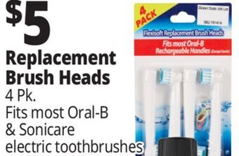 Ocean State Job Lot Replacement brush heads offer