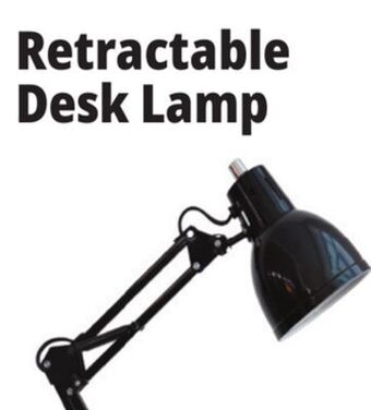Ocean State Job Lot Retractable desk lamp offer