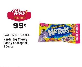Grocery Outlet Big chewy candy sharepack offer