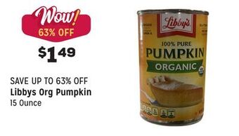 Grocery Outlet Org pumpkin offer
