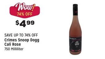 Grocery Outlet Cali rose offer