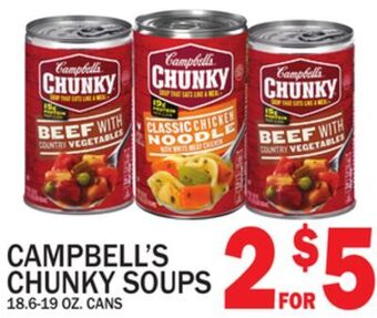 C Town Campbell's chunky soups offer