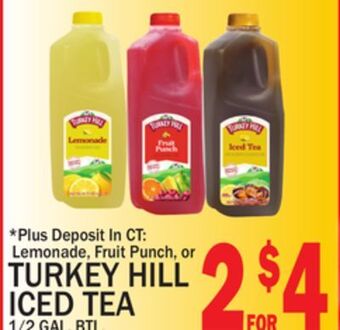 C Town Turkey hill iced tea offer