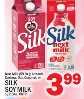 C Town Silk soy milk offer