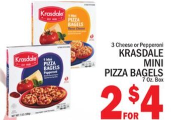 C Town Krasdale mini pizza bagels offer