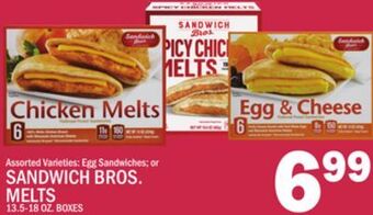 C Town Sandwich bros. melts offer
