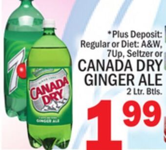 C Town Canada dry ginger ale offer