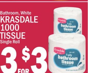 C Town Krasdale 1000 tissue offer